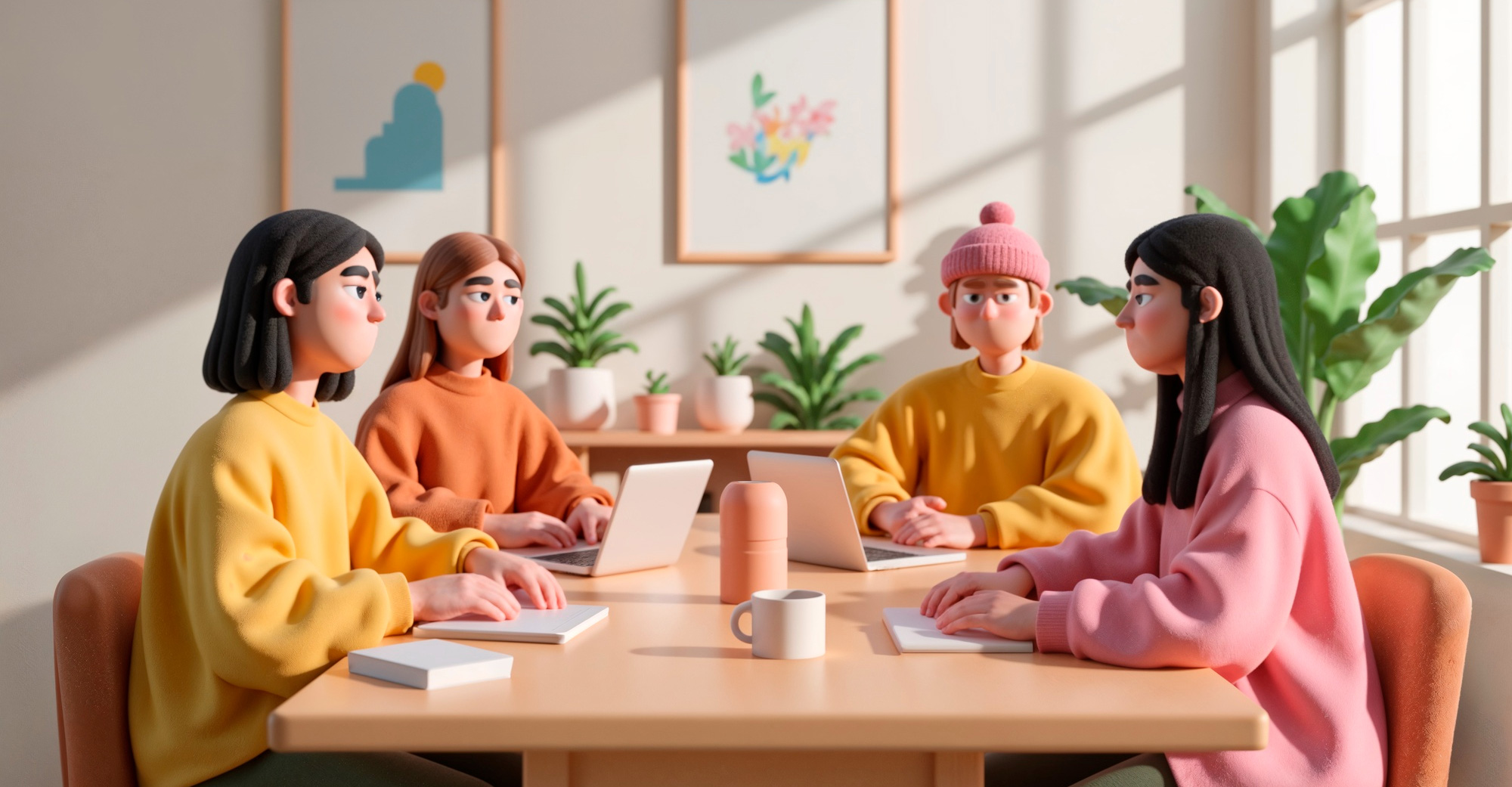 Digital strategy and website development workspace